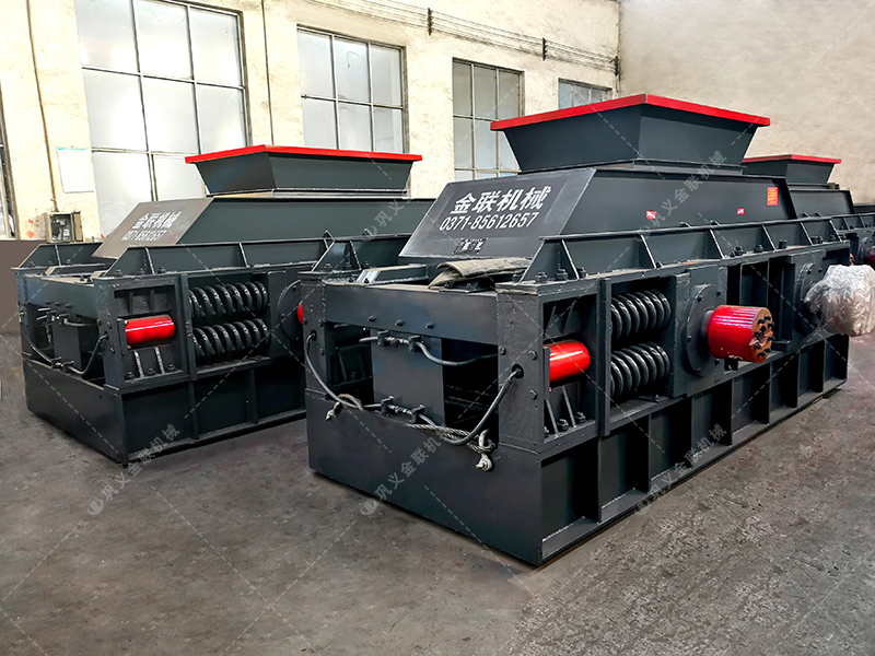 2PG1508大型對(duì)輥破碎機(jī)發(fā)貨圖片_發(fā)往廣東清遠(yuǎn)_破碎石英砂